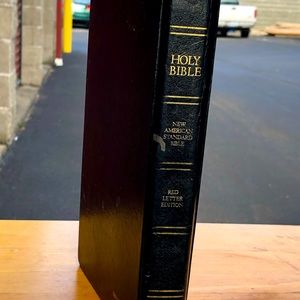 Holy Bible New American Standard Bible Zondervan Red Letter Edition Hardcover